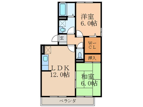 リベルテＳⅡ　の物件間取画像